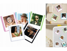 LoveInstant 5x magnetické rámečky na ledničku, magnetické barevné rámečky pro fotografie Polaroid GO / 5 barev