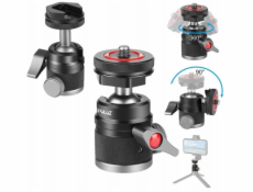 Puluz Kulová hlava pro 3D kameru, závit 1/4, 2x ISO patka, do 3 kg, / Pu3075b