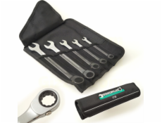 Stahlwille Sada ráčnových otevřených klíčů 8-19 mm, 5 dílů (96411705)