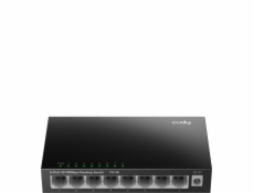 Cudy Síťové linky FS108 Nespravovaný Fast Ethernet (10/100) Černá