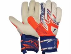 Reusch Brankářské rukavice Attrakt Solid bílo-oranžové 5570516 2500 10