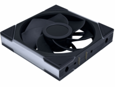 Lian Li UNI FAN TL LCD Wireless Lüfter, ARGB, PWM - Reverse Blade, 140 mm, černá