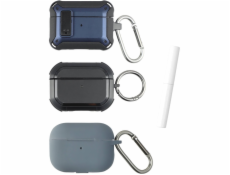 4smarts Sada pouzder Alpha pro AirPods Pro 2.3er modrá.šedá.černá