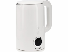 Toya LUND Elektrická konvice 1,7 l, regulovaná teplota, bílá