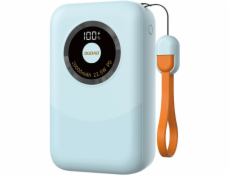 Dudao K21 Mini Power Bank 10000mAh 22,5W USB-A / USB-C - Modrá