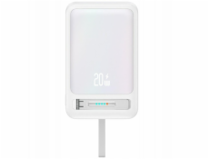 Usams Powerbanka XM Series CD219 10000mAh Magnetická bezdrátová bílá