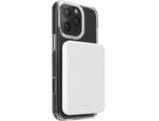 Puro Powerbanka Mag Plus 5000mAh 20W Qi2 kompatibilní s MagSafe 1x USB-C Power Delivery - bílá