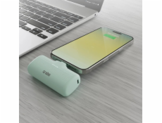 SBS Mobile SBS EcoPower 5000 mAh 10W s vestavěným USB-C portem zelená