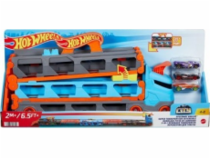 Hot Wheels 2 v 1 Závodní transportér + 3 auta