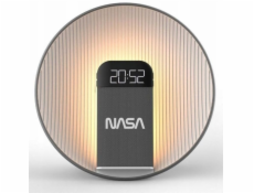 NASA Bluetooth reproduktor s hodinami, Qi nabíječka, LED lampa, bílý šum, alarm, Spc600 / Nasa Spc600
