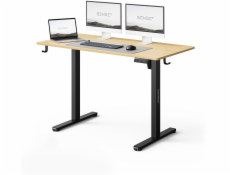 SENSE7 NOJO LIGHT Stůl světle hnědo-černý 120 cm x 60 cm