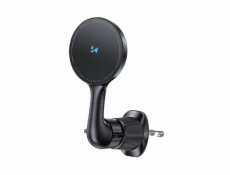 Wozinsky Držák do auta WCT5-6S4Y s indukční nabíječkou Qi/MagSafe 15W do větrací otvoru - černý