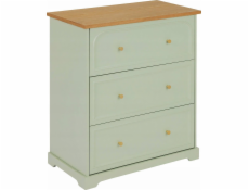 Atmosphera Komoda MOHEA, šalvějová, 72 x 39 x 81 cm