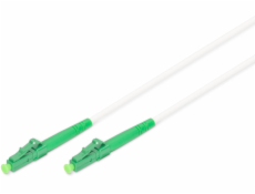Digitus Optický simplexní patch kabel , ocelově pancířovaný, singlemódový, LC/APC > LC/APC (bílý, 1 metr)