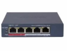 Hikvision PoE přepínač DS-3E1105P-EI/M-V2 4portový