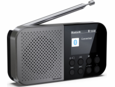 Sharp DR-P520 DAB+/BT/USB C/integrované bateriové rádio, černé