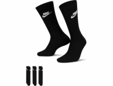Nike Dlouhé ponožky Sportswear Everyday Essential černé, velikost 36 - 39