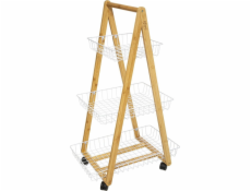 5five Kuchyňská linka Pro organizaci Na kolečkách 3x police