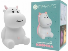 Plexido Růžová kráva LED noční lampa