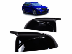 Cometic Sada lesklých černých krytů zpětných zrcátek BMW X3 G01 X4 G02 X5 G05 X6 G06 X7 G07 2017-2020