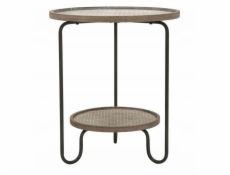 Ferretti Konferenční stolek s policí, O 48 cm