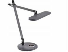 Svensson Stolní lampa Light 620 lumenů 12W metalicky šedá, model Riga