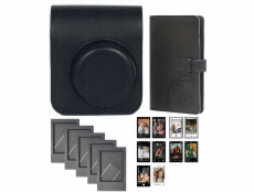 LoveInstant Sada 4 pouzder a alb s 96 rámečky a samolepkami pro Fuji Fujifilm Instax Mini 41 / černá