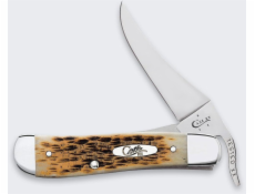 FINCH Skládací nůž Case Sawcut Jigged Russlock SS Amber