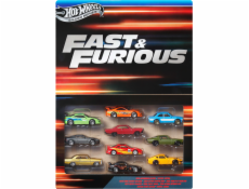 Mattel Balení 10 aut HW Fast_Furious z JCT92 / 6 aut