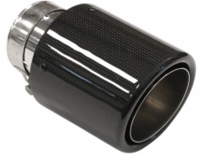 Poujoulat Koncovka tlumiče výfuku 114 mm, vstup 70 mm, lesklý karbon