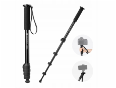 Kf Monopod 2v1 pro DSLR fotoaparát/kameru 1/4 10kg 160cm 2v1 hole na nordic walking / 9.138 / Ms16