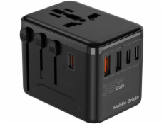 Mobile Origin Cestovní adaptér GaN 35W PW4 EU/UK/US/AUS, 3x USB-C + 2x USB-A