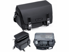 Kf Fotografická brašna, pouzdro 10l, popruh na fotoaparát, DSLR, dron, videokamera, gimbal / Kf13.142 / černá
