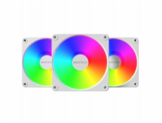 Montech GF120R V2 ARGB (bílá/bílá, balení po 3 ks, reverzní, 120 mm)