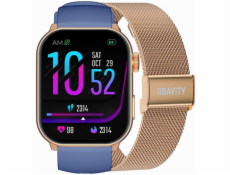 Gravity CHYTRÉ HODINKY UNISEX GT28-8 - BLUETOOTH HOVORY, PŘÍDAVNÝ ŘEMÍNEK (sg037g)