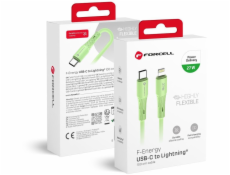 ForCell Kabel USB-C - Lightning 1 m zelený