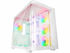 Rampage Akvarijní pouzdro Loopy pro 7x ARGB ventilátor Infinity HUB bílé (LOOPY-WHITE)