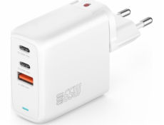 4smarts Nabíječka 4smarts Ladegerät GaN Flex 65W 2 USB-C+1 USB-A, bílá