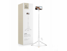 Tech-Protect Selfie tyč L09S Bluetooth, stativ, bílá