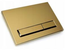 KKPOL KK-POL splachovací tlačítko M08, hnědá zlatá chromová lesklá 350/PPZ/044-00-00