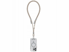 SKINARMA Univerzální kabel 2 v 1 na telefon Dyno Ve USB-C/USB-C béžový