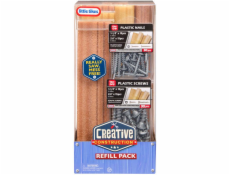 MGA Entertainment Little Tikes Kreativní stavebnice - Sada dřeva, hřebíků a šroubů