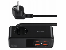 PROOVE Přepěťová ochrana, prodlužovací kabel AC 2x USB 2x USB-C 65 W / Pshp25002201 / Homester Pro