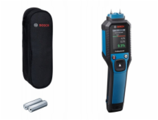 Bosch Powertools Měřič vlhkosti dřeva GMP 2-15 Professional (modro-černý, 2 baterie, brašna)