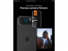 Spigen Glass tR EZ Fit Optik Pro 2 Pack, black - iPhone Air