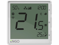 Engo EFAN-230W - Regulátor fan coilů, bílý 230V, internet, zapuštěná montáž, WIFI