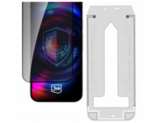 3MK Tvrzené sklo HardGlass Max Privacy s aplikátorem pro Samsung Galaxy S25 Edge
