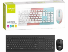 Forev Klávesnice + myš BEZDRÁTOVÁ SADA KLÁVESNICE + MYŠ FOREV ČERNÁ FV-306