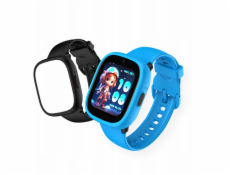 NoName Chytré hodinky GPS Wifi 4G Sim Sos pro děti / Kidoboo / K3 Watchme Gen2 / Kblgk3g2bb / Modrá / Černá