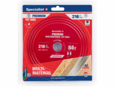 Specialist+ Řezný kotouč 216x84Tx30mm, Multimateriál PREMIUM, SPECIALIST+